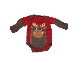 Buster Brown Reindeer Bodysuit Size 3-6m